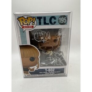 Funko Pop! Rocks T-Boz #195 TLC Vinyl Figure Signed By T-Boz Fast Shipping Rare!